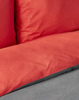 NAUTICA HOUSSE DE COUETTE PRUVA ROUGE ANTRHACITE 200X220CM