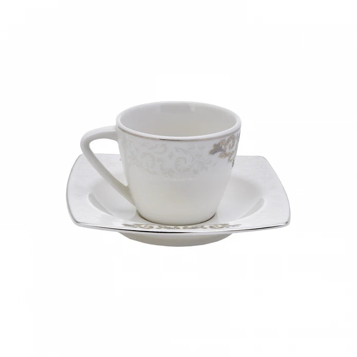 service à café nazende en porcelaine marque karaca - alinda home