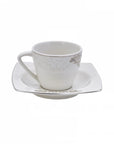 service à café nazende en porcelaine marque karaca - alinda home