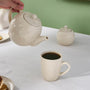 KARACA THEIERE EN PORCELAINE NEBULA BEIGE 1LITRES - ALINDA HOME