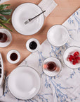 KARACA FINE PEARL SERVICE A BRUNCH NEW FAME PLATIN 6 PERS. 26 PIECES - ALINDA HOME 