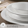 KARACA FINE PEARL SERVICE DE TABLE NEW FAME PLATIN 12 PERS. 58 PIECES - ALINDA HOME 