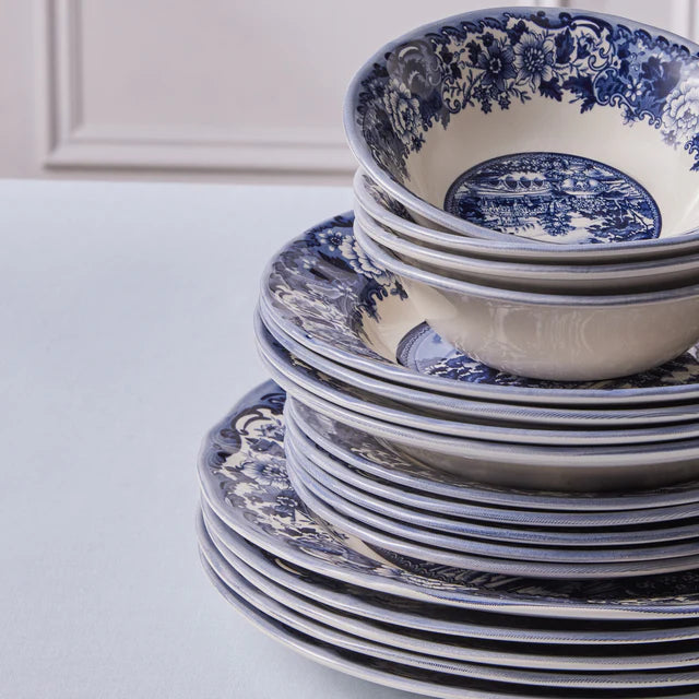 KARACA SERVICE DE TABLE OLD TOWN 24 PIECES 6 PERSONNES