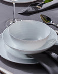 KARACA WHITE DIAMOND OPAL SERVICE DE TABLE 24 PIECES 6 PERSONNES - ALINDA HOME 