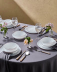 KARACA WHITE DIAMOND OPAL SERVICE DE TABLE 24 PIECES 6 PERSONNES - ALINDA HOME 