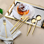 KARACA ORION CHAMPAGNE MATTE GOLD ENSEMBLE DE COUVERTS 30 PIECES - ALINDA HOME 