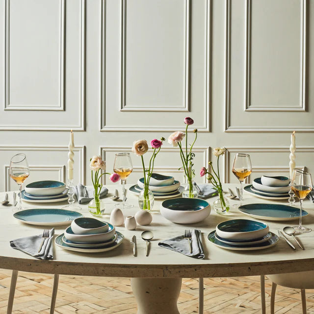 KARACA SERVICE DE TABLE EARTH COLLECTION OSCAR 55 PIECES 12 PERSONNES - ALINDA HOME 