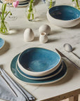 KARACA SERVICE DE TABLE EARTH COLLECTION OSCAR 55 PIECES 12 PERSONNES - ALINDA HOME 