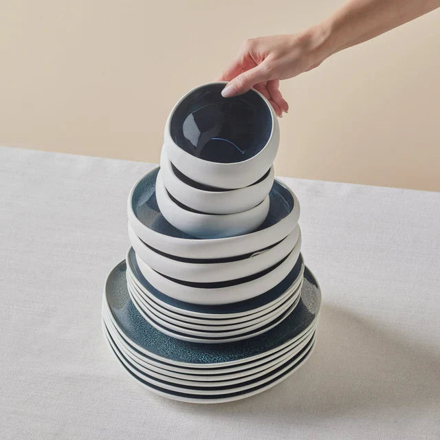 KARACA SERVICE DE TABLE EARTH COLLECTION OSCAR 55 PIECES 12 PERSONNES - ALINDA HOME 