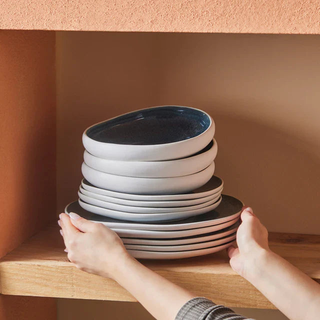 KARACA SERVICE DE TABLE EARTH COLLECTION OSCAR 55 PIECES 12 PERSONNES - ALINDA HOME 