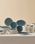 KARACA SERVICE DE TABLE EARTH COLLECTION OSCAR 55 PIECES 12 PERSONNES - ALINDA HOME 