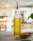 PASABAHCE BOUTEILLE D'HUILE EN VERRE 1LITRES - ALINDA HOME 