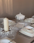 KARACA SERVICE DE TABLE FINE PEARL HELEN 62 PIECES - ALINDA HOME 