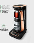 KARACA ROBOTEA THEIERE PRO 4IN1  PARLANTE EN VERRE BLACK COPPER