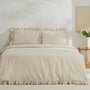 KARACA PARURE DE HOUSSE DE COUETTE PURE RUFFLE ECRU - ALINDA HOME 