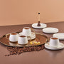 KARACA SATURN GOLD  SERVICE A CAFE 12 PIECES