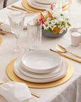 KARACA SERVICE DE TABLE SATURN GOLD 59 PIECES 12 PERSONNES