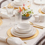 KARACA SERVICE DE TABLE SATURN GOLD 59 PIECES 12 PERSONNES