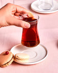 KARACA SERVICE A THE SATURN PLATIN 6 PERSONNES 12 PIECES - ALINDA HOME 