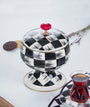 ACAR SUCRIER SUR PIED EN EMAIL DAMIER