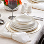 KARACA STREAMLINE NEW SUNSET GOLD SERVICE DE TABLE 59 PIECES 12 PERS.