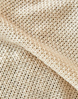 KARACA COUVERTURE TRICOT ECRU 130X170CM