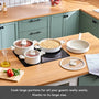 KARACA BATTERIE DE CUISINE CERAMICA VALENTI 7 PIECES - ALINDA HOME 