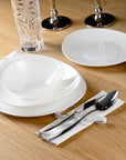 KARACA SERVICE DE TABLE WHITE PURE OPAL 6 PERSONNES